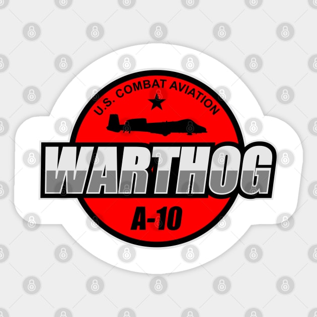 A-10 Warthog Patch Sticker by TCP